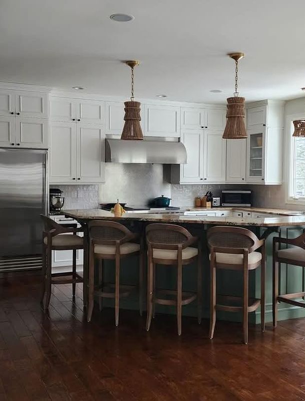 Kitchen renovation with custom finishes