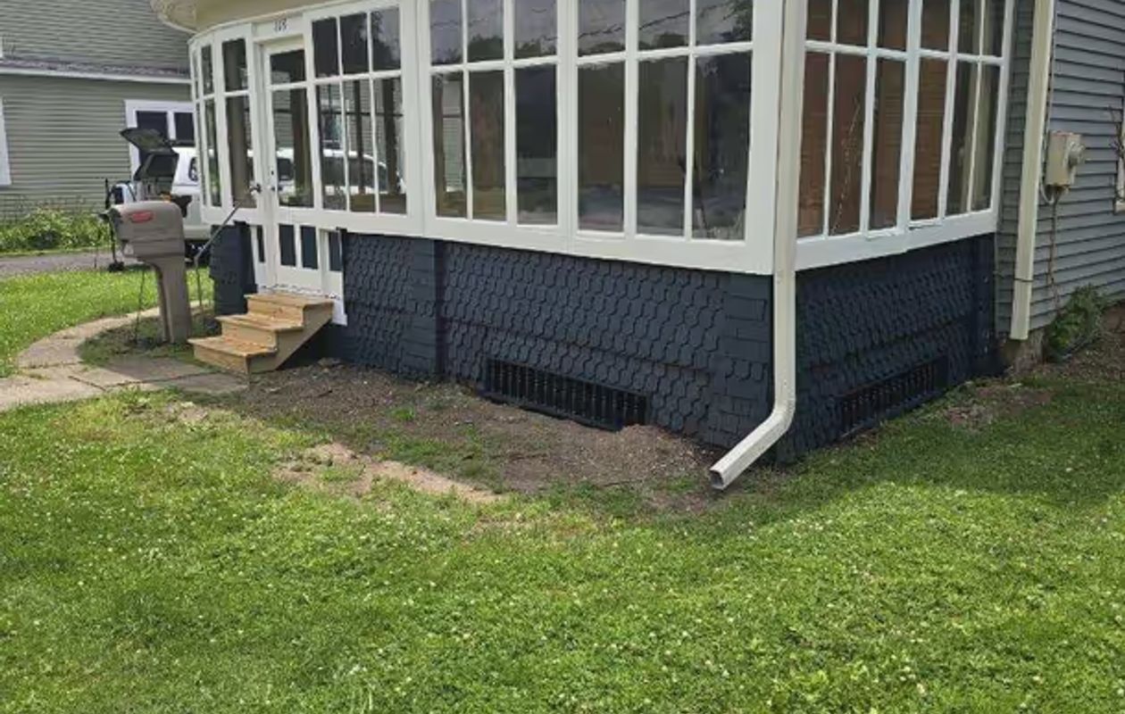 Exterior house painting transformation