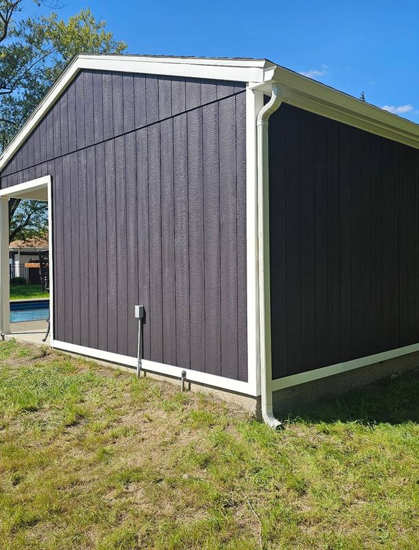 Residential exterior paint project